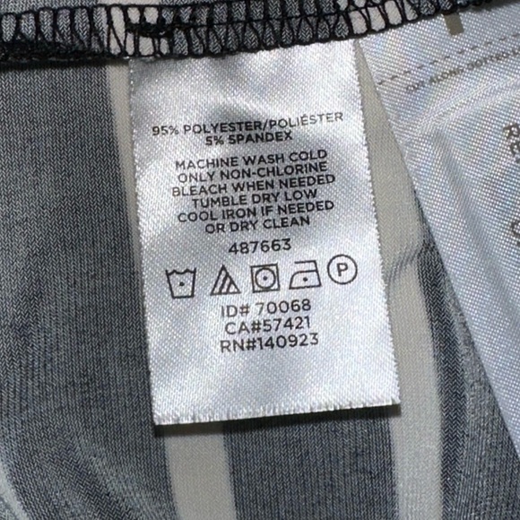 Loft Striped Knotted Open Skirt Tank Top Dress - Picture 6 of 6